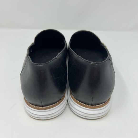 Cole Haan Black OriginalGrand C Buckle Loafer 7.5 VGUC Comfortable Preppy - Picture 4 of 10